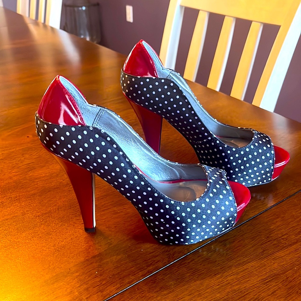 Red and Black heels